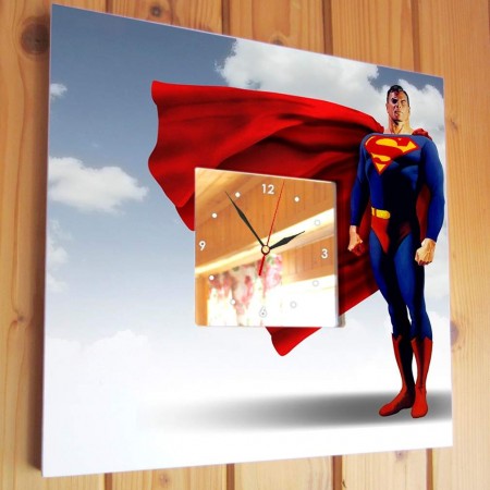 Часы с изображением Superman